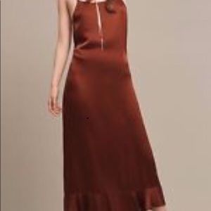 Anthropologie Lacausa midi maxi ruffle hem…